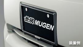 Carbon Number Plate Garnish 装着例