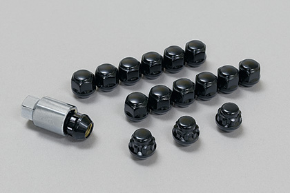 Wheel Nut & Lock Set ブラック