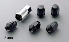 Wheel Nut  Lock Set BLACK