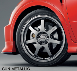 Aluminum Wheel GP GUN METALLIC