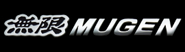 MUGEN Metal Logo Emblem Chrome plated / Black