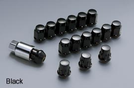 Wheel Nut  Lock Set BLACK