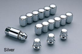 Wheel Nut  Lock Set SILVER