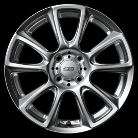 Aluminum Wheel MDF Material Silver