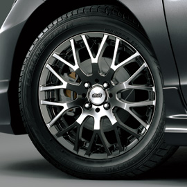 Aluminum Wheel XJ Black Metal Coat