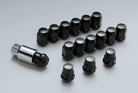 Wheel Nut & Lock Set ブラック