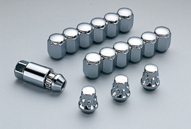 Wheel Nut & Lock Set シルバー