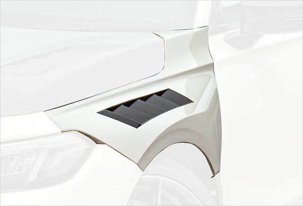 カーボンフロントエアロフェンダー イメージ