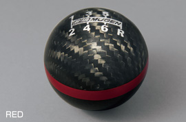 Carbon Shift Knob RED